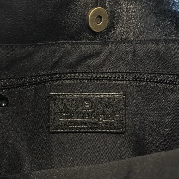 Etienne Aigner Black Genuine Leather Purse - Picture 8 of 10